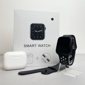 Комплект Basic T55 - Air Pro 2 / Smart Watch / 2 ремінці (Чорний)
