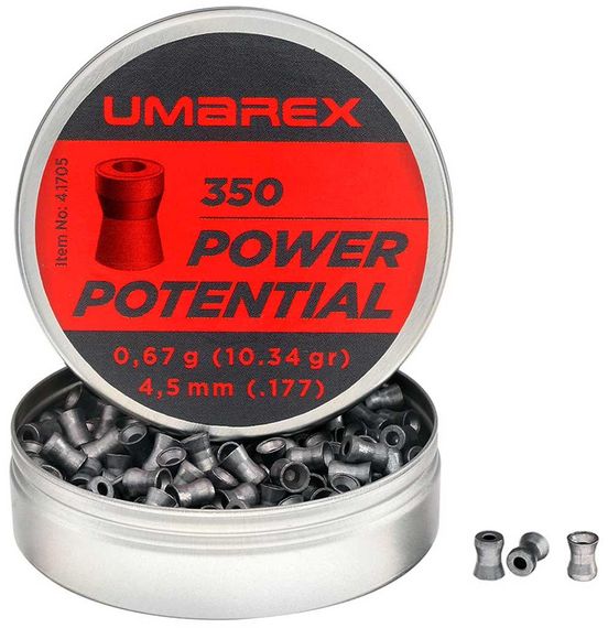 Кулі Umarex Power Potential 0.67 г калибр 4.5 Кулі для пневматики Пульки для пневматики Кулі свинцеві Пульки | Зображення 1