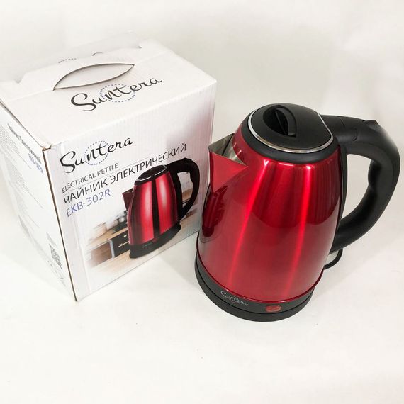 Електрочайник Suntera EKB-302R, стильний електричний чайник, електронний чайник | Зображення 5