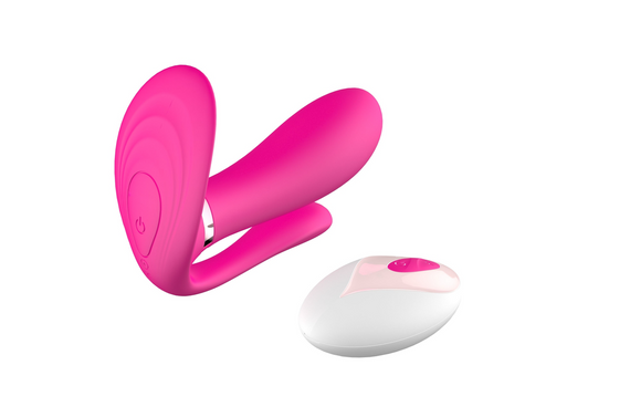 Вибромассажер с анальным и клиторальным стимулятором, и подогревом Boys of Toys - Remote wearable vibrator | Зображення 1