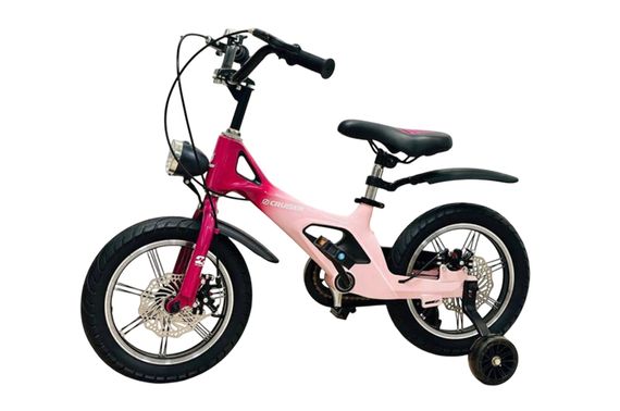 Дитячий велосипед Maraton Crussier ICONIC pink 14 дюймів, двоколісний | Зображення 1