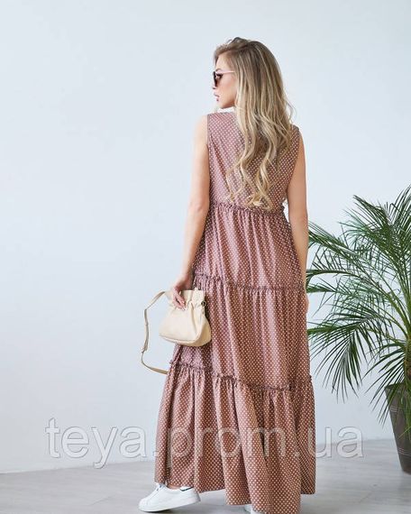 Платье для женщин цвет бежевый размер L FI_000285 | Зображення 2