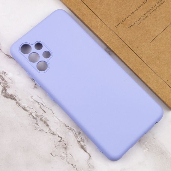 Чехол Silicone Cover Lakshmi Full Camera (A) для Samsung Galaxy A32 4G Full camera, Бузковий/Dasheen | Зображення 3