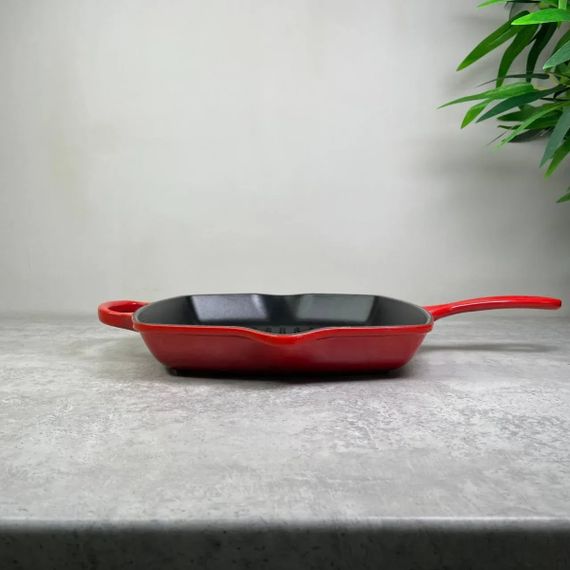 Сковорода гриль Le Creuset Square Grillet 20183260600422 26 см вишнева | Зображення 3