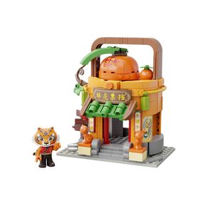 Конструктор Pantasy Kung Fu Panda Кунгфу Панда Міні Вид на вулицю - Фруктова крамниця Тигриці (86508)