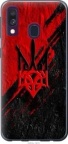 Чехол на Samsung Galaxy A40 2019 A405F Герб из пластика FCh_001489