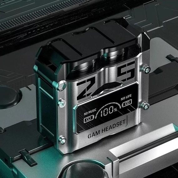 Бездротові навушники M25, Bluetooth 5.3, механічні армовані подвійного режиму ігрові | Зображення 2