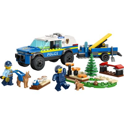 Конструктор LEGO City Мобильная площадка для дрессировки полицейских собак 197 деталей (60369) | Зображення 1