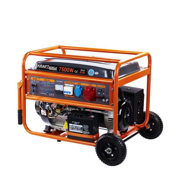 Бензиновий генератор трифазний 7500W 230/400V KD147 | Зображення 1