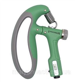 Эспандер кистевой MS 4218(Green) регулировка нагрузки 10-100 кг, электронный счетчик