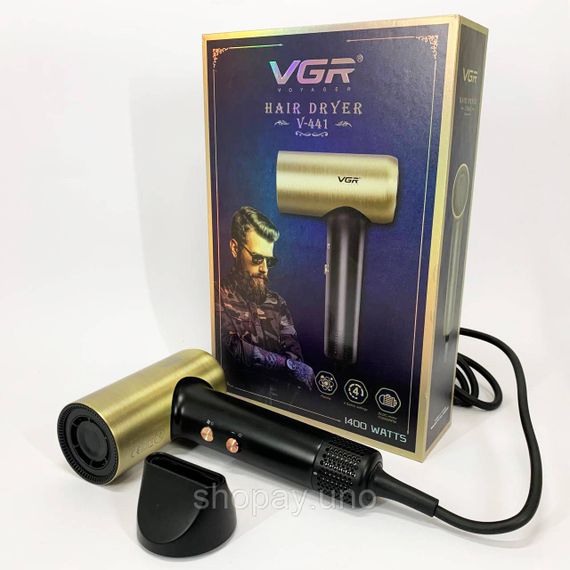 Качественный фен для волос VGR, Современный фен для волос укладки с холодным обдувом YC-23 | Зображення 5