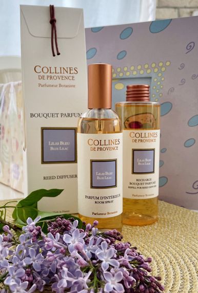 Blue Lilac (Блакитний бузок) інтер'єрні парфуми - спрей від Collines de Provence, 100 мл | Зображення 1