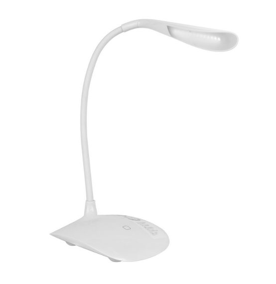 Лампа настільна LED з вбудованим акумулятором білий Portable & Flexible ColorWay | Зображення 1
