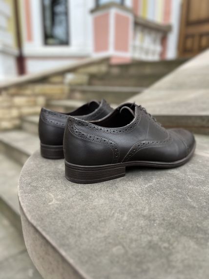 Практичні коричневі туфлі 39 розмір | Зображення 4