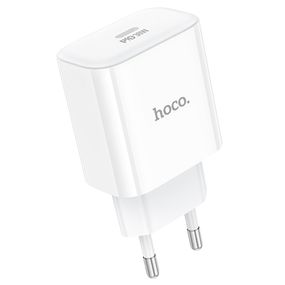 СЗУ 110-240V HOCO C76APro, USB-C, PD30W, PPS, QC3.0, White