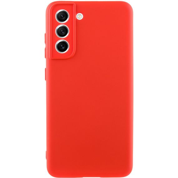 Чохол TPU GETMAN Liquid Silk Full Camera для Samsung Galaxy S21 FE Червоний / Red