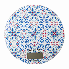 Кухонні ваги до 5 кг електронні на батарейках Синій SK-19023BL