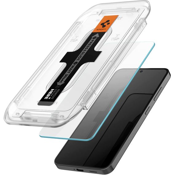 Скло захисне Spigen Samsung Galaxy S24+ tR EZ Fit HD (2 Pack) (AGL07432) | Зображення 1