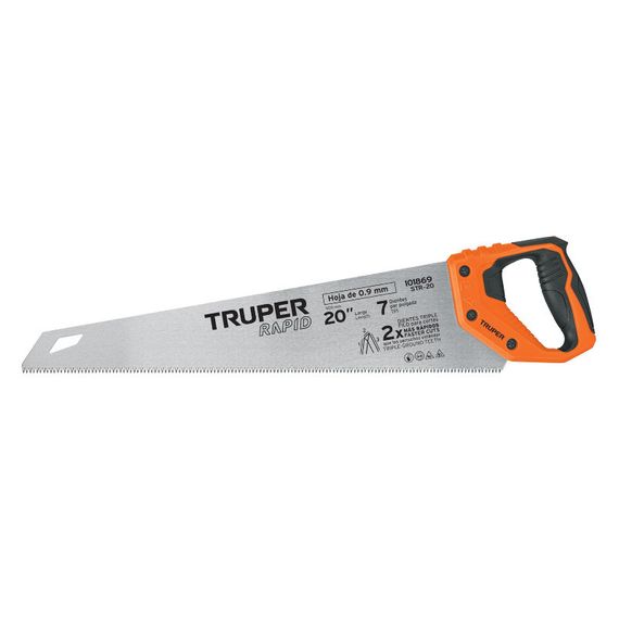 Ножовка по дереву универсальная Truper Rapid 500 мм (STR-20)