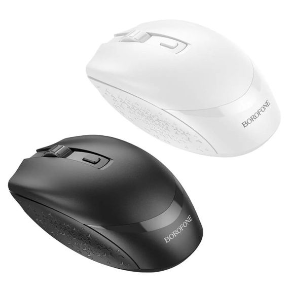 Мышь беспроводная BOROFONE BG7.1600DPI,White,2.4GHZ,Box | Зображення 2