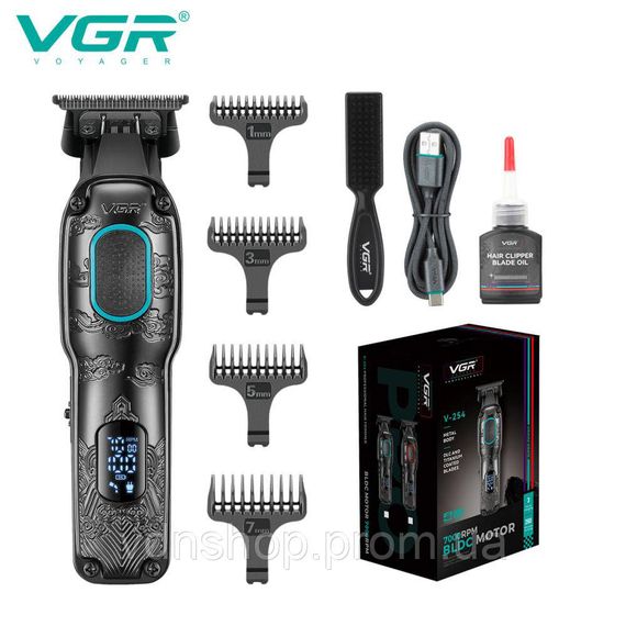 Універсальні машинки для стрижки волосся VGR, Машинка для стрижки акумуляторна з насадками CE-54 | Зображення 9