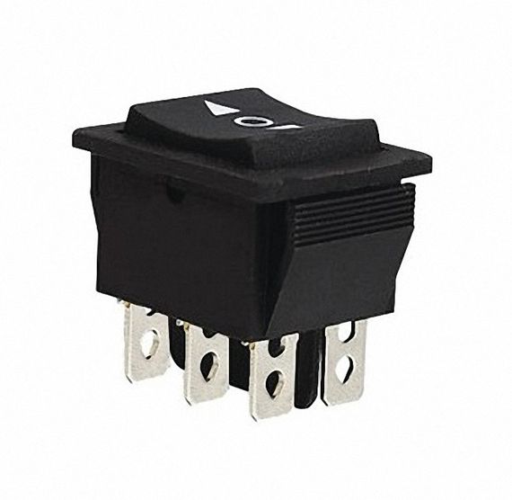 Перемикач KCD2-223 B/B 1 клавіша чорна перекидний 2 повернення Ny95500785