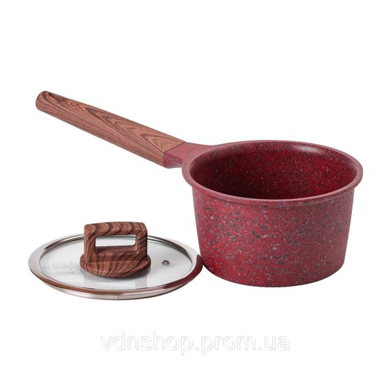 Сотейник з антипригарним покриттям об'ємом 1,6 л та товстим дном Ø 16 см MGC HP-4-444R | Зображення 2