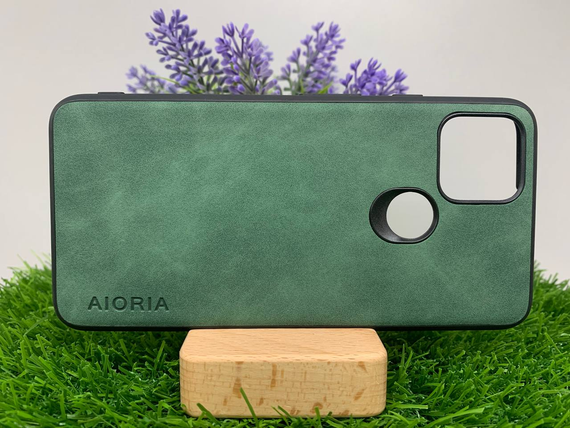 Чохол накладка Google Pixel 4A 5G шкіра зелений