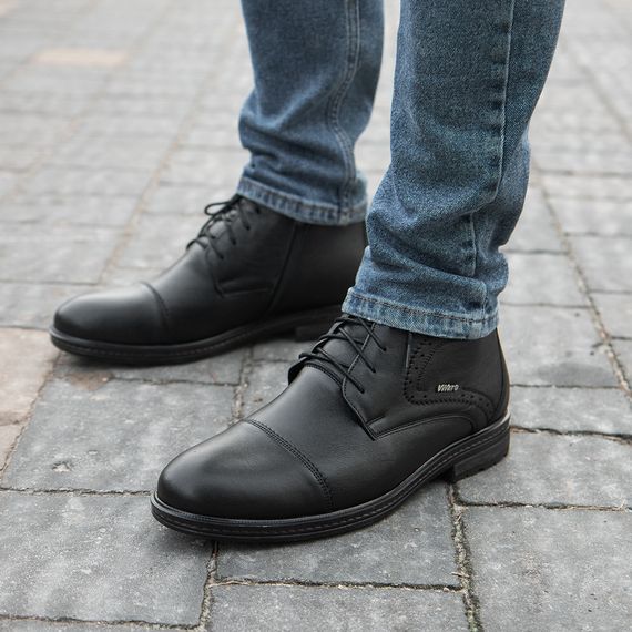 Черные зимние ботинки со шнуровкой и замком 41 43 44 размер | Зображення 6