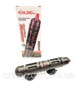 Обігрівач для акваріума Xilong XL-025A з терморегулятором 25 Вт 19 см
