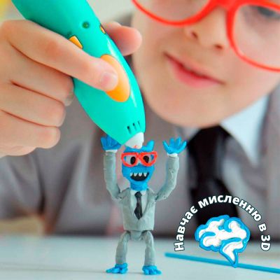 3D - ручка 3Doodler Start Plus - КРЕАТИВ (72 стрижнів) (SPLUS) | Зображення 1
