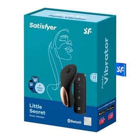Кліторальний вібратор - Satisfyer Little Secret Black (App) Sex Aura