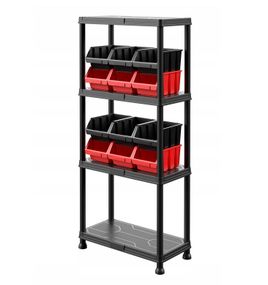Стелаж для майстерні, 600x300x1340, REGULAR Shelving System SET2, Z262602PG001, QBRICK