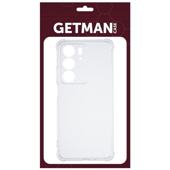 TPU чохол GETMAN Ease logo посилені кути Full Camera для Realme C75 / C75x Безбарвний (прозорий) | Зображення 2