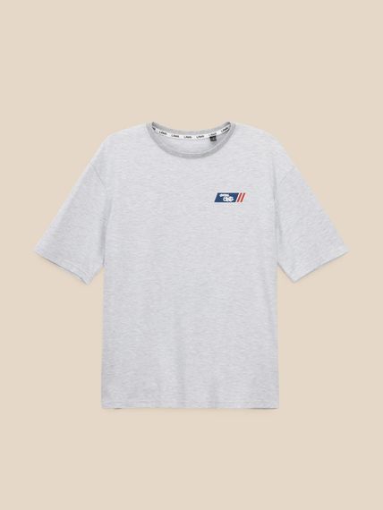 Футболка з принтом чоловіча LAWA P-MB02364 XL Сірий меланж shop (2000999608667)
