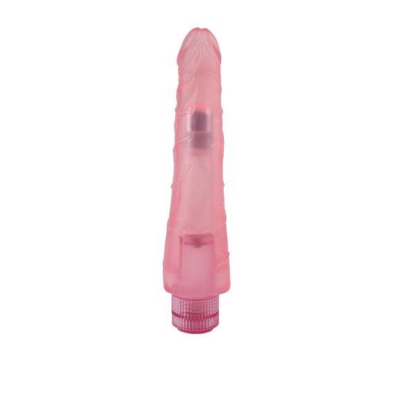 Вібратор реалістичний на батарейках Chisa Hi-Rubber, рожевий Sex Aura | Зображення 3