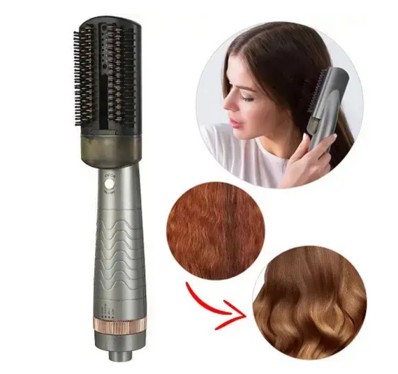 Расческа-фен Hair Steam Brush INFRARED+SPRAY HOTairCOMB 3в1 ∙ Утюжок и фен Hair Steam Brush для выпрямления волос | Зображення 4