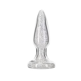 Скляна анальна пробка Pillow Talk Fancy Luxurious Glass Anal Plug, ⌀3,1см, віброкуля в подарунок Sex Aura
