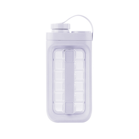 Силіконовий лоток, складана коробка з льодом для дому, закрита форма з кришкою для заморожування кубиків льоду | Зображення 3