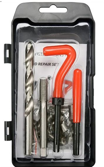 Набор метчик для восстановления внутренней резьбы М5х0.8 мм 30шт YATO YT-17631