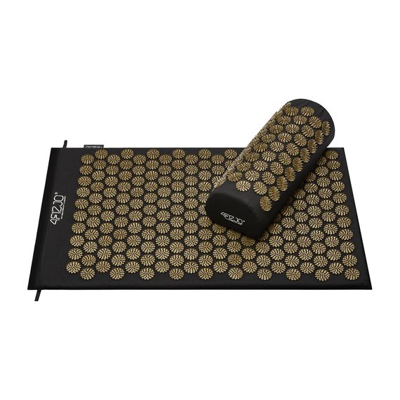 Килимок акупунктурний з валиком 4FIZJO Classic Mat Аплікатор Кузнєцова Black/Gold (P-5907739314987) | Зображення 7
