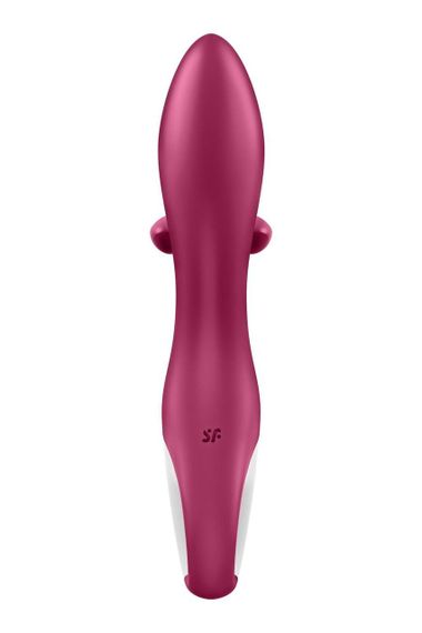 Вібратор-кролик із потрійним відростком Satisfyer Embrace me Berry, 2 мотори, діаметр 3,6 см | Зображення 5