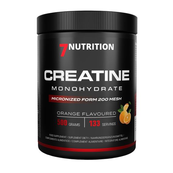 Креатин моногідрат 7 Nutrition Creatine Monohydrate 500 г, Orange