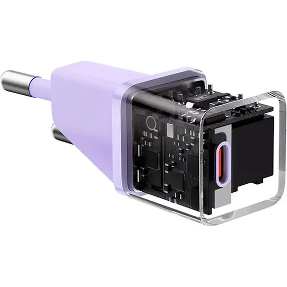 Сетевое зарядное устройство для Baseus GaN5 Mini Fast Charger 20W (Type-C), блочок зарядки, быстрая срядка | Зображення 3