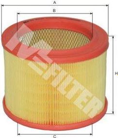 Фільтр повітряний CITROEN ZX (вир-во M-filter) MFILTER A289 на CITROEN BERLINGO фургон (M_)
