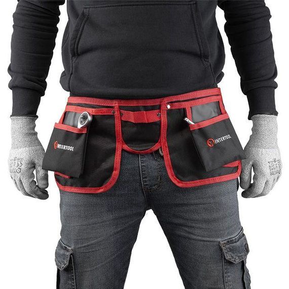 Сумка поясна слюсарно-будівельна, 11 кишень, поліестер INTERTOOL SP-1015 | Зображення 2