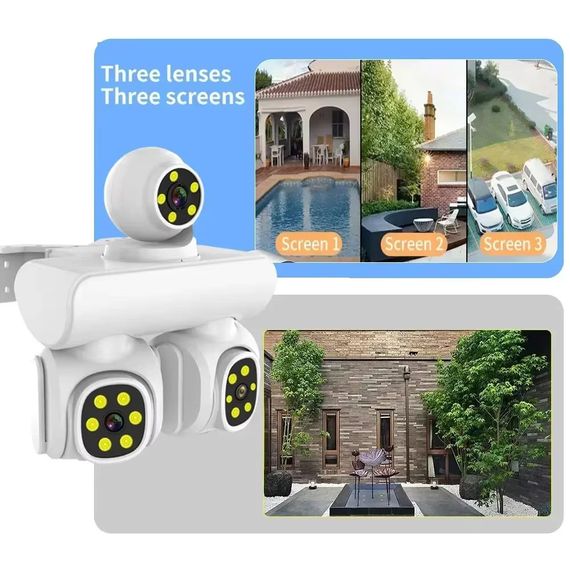 Вулична 12 MP IP WiFi камера 3 в 1 A100K  ICAM365 | Зображення 4
