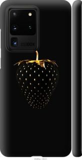 Чохол на Samsung Galaxy S20 Ultra Чорна полуниця "3585m-1831-24368"