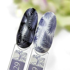 Лак для стемпинга Crooz №29 (сиреневый глиттер) 6мл