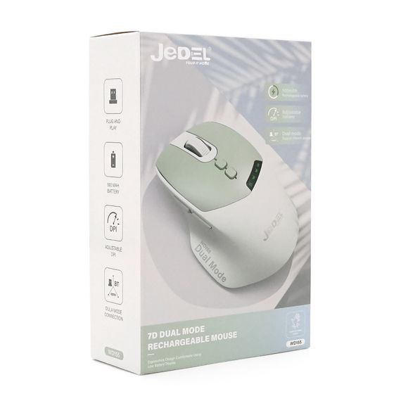 Мышь беспроводная JEDEL WD155.1000/1600/2000DPI | Зображення 1